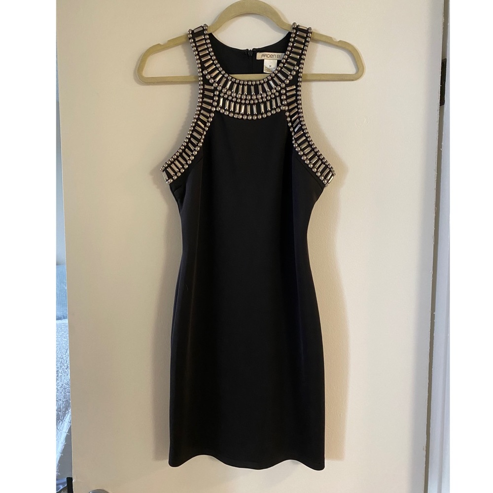 Arden B Black Midi Dress